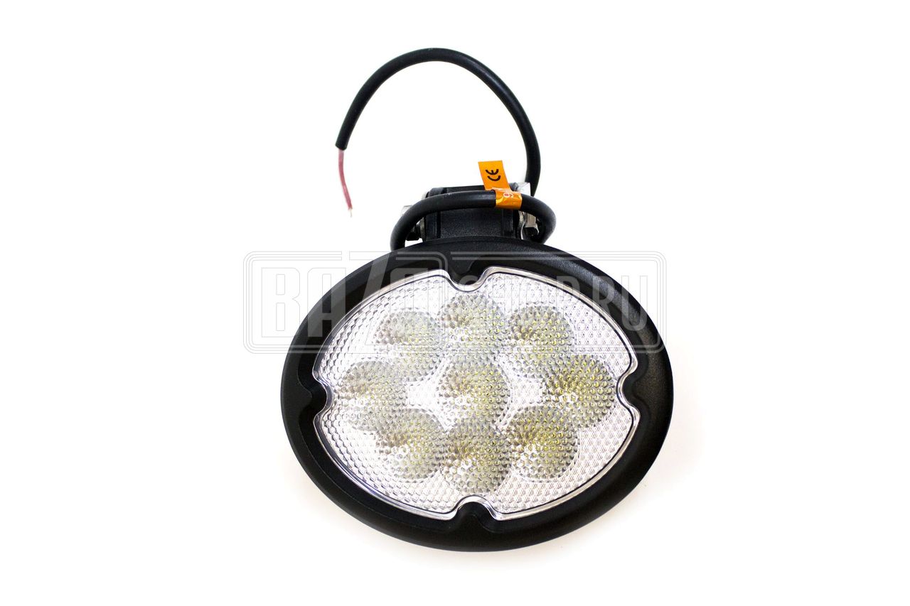 Фара светодиодная ближнего света 27W (3W*9), овал. 15 см, IP67 "redBTR"** / 841027