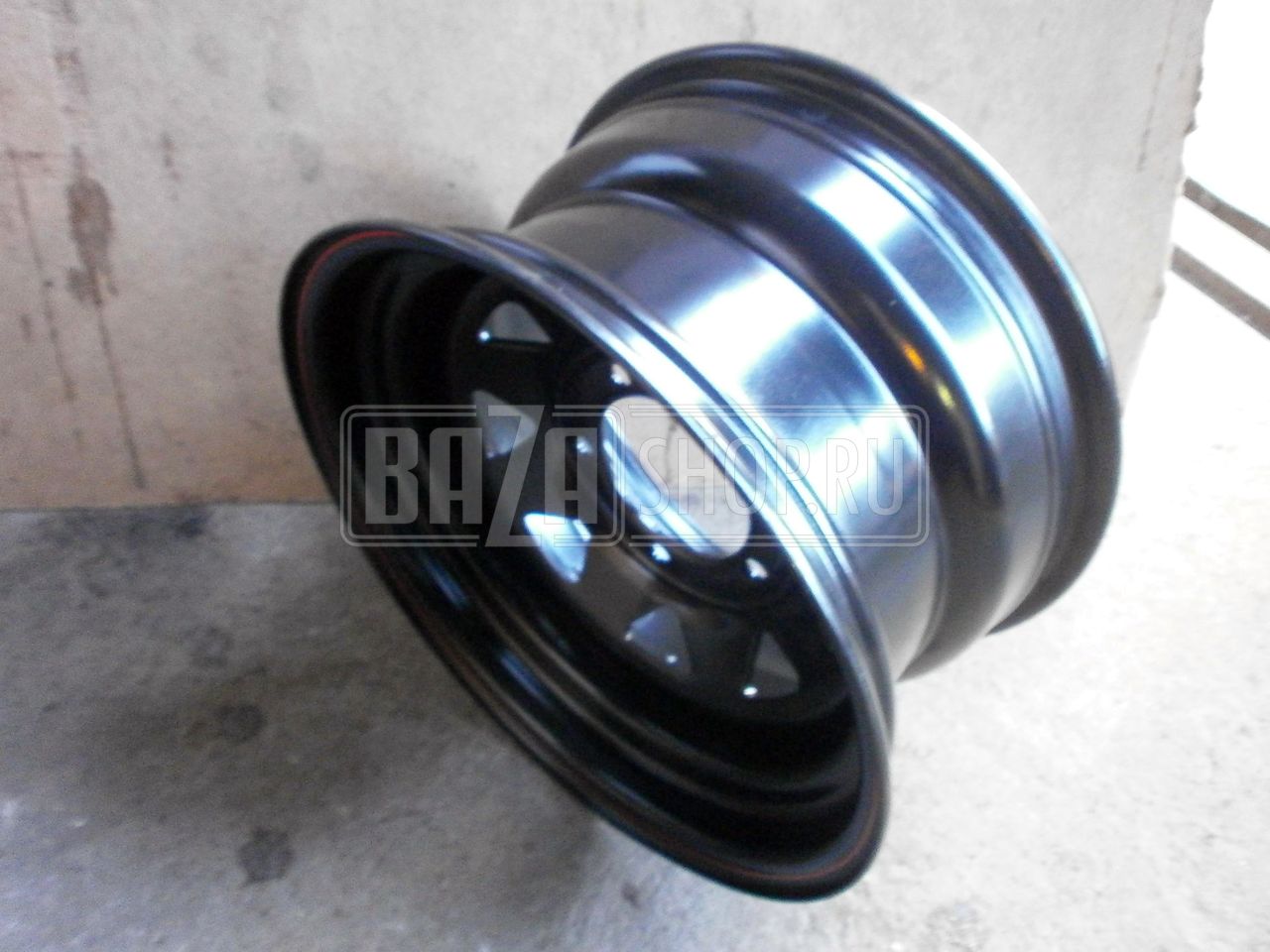 Колесный диск OFF-ROAD-WHEELS УАЗ 8x15/5x139.7 D110 ET0 черный / 1580-53910-0B (ШТАМП.)