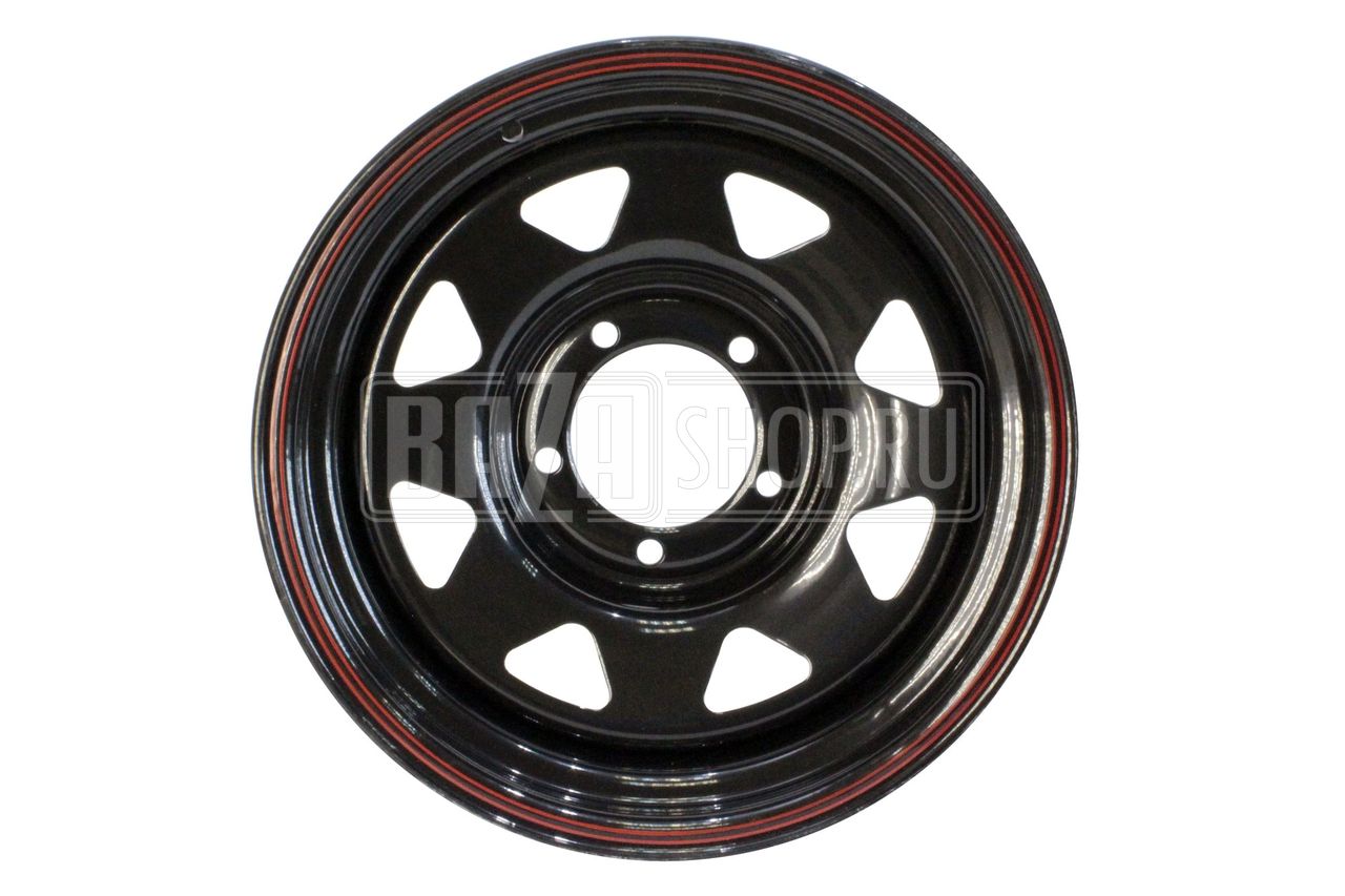 Колесный диск redBTR УАЗ 8x16/5x139.7 D110 ET-19 черный / 711731 (до 1700 кг) (ШТАМП.)