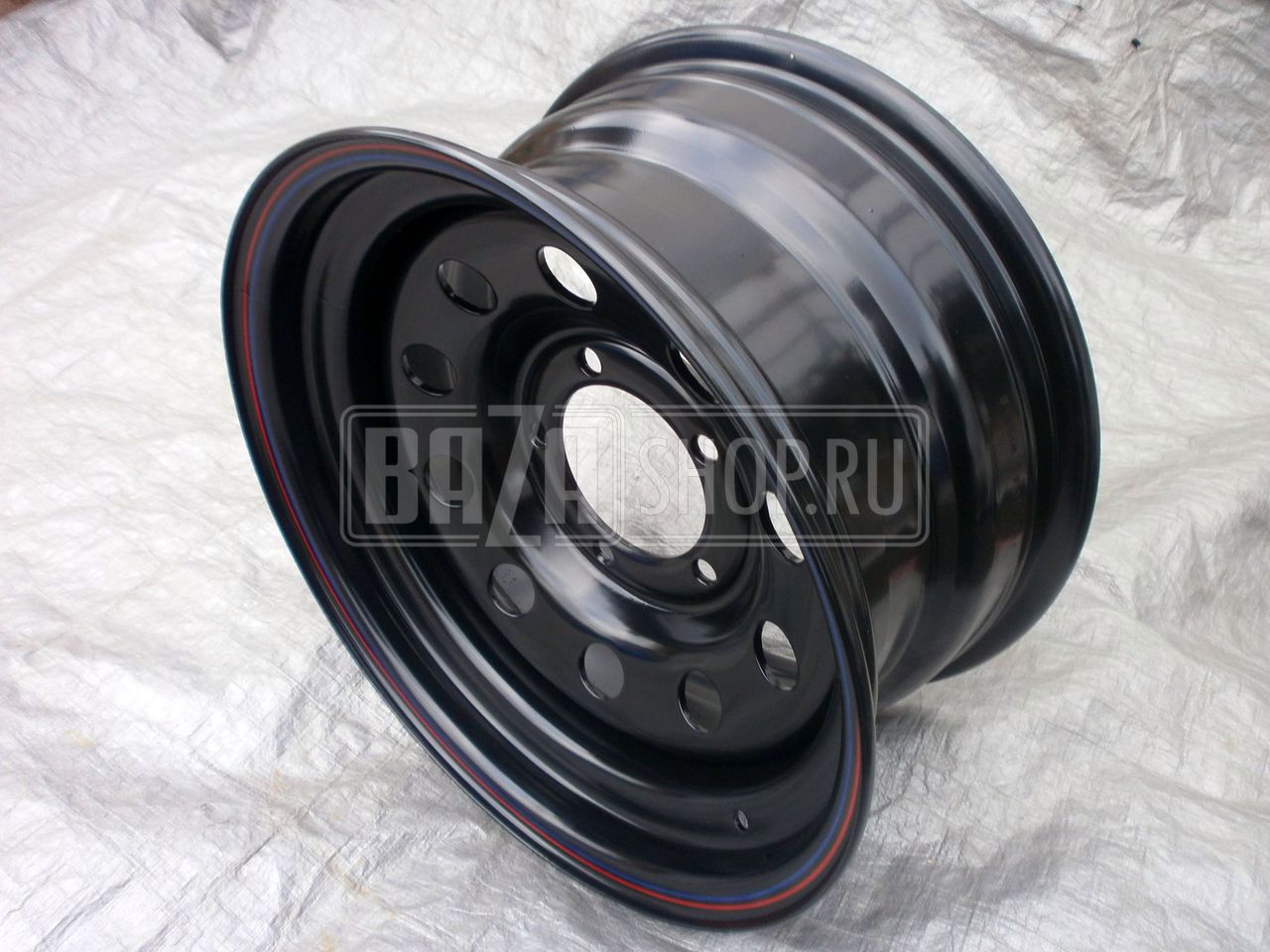 Колесный диск OFF-ROAD-WHEELS УАЗ 8x16/5x139.7 D110 ET-3 черный / 1680-53910BL-3 круг.отв. (ШТАМП.)