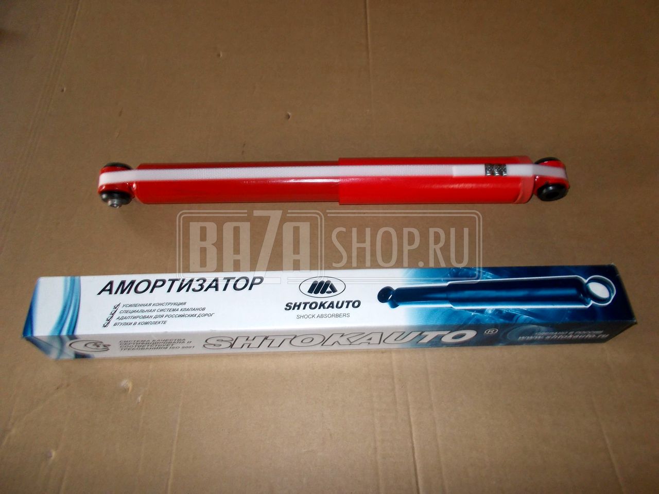 Амортизатор   УАЗ ПАТРИОТ, 3153, 3159, 3162 задний; 33036, 39094 газомасл., ЛИФТ +50 "ШТОК-Авто" / SA205-2915004-11750 (аналог 3159-2915006, ЛИФТ +50 мм, усилие +80%)