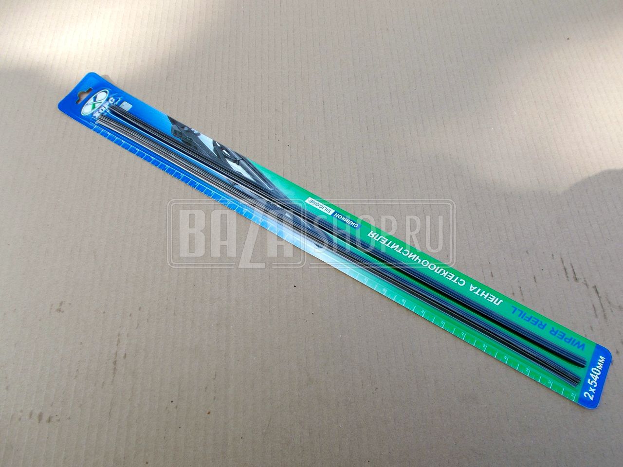 Лента  щётки стеклоочистителя  УАЗ, ГАЗ (540 мм) "ГРАФИТ СИЛИКОН" ХОРС  КОМПЛЕКТ из 2 ШТУК / Лента_щётки_УАЗ,ГАЗ_540мм_2шт_ГРАФИТ-СИЛИКОН