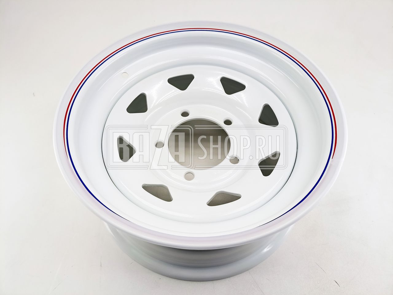 Колесный диск OFF-ROAD-WHEELS УАЗ 7x15/5x139.7 D110 ET0 белый / 7x15/5x139.7 D110 ET-0 белый