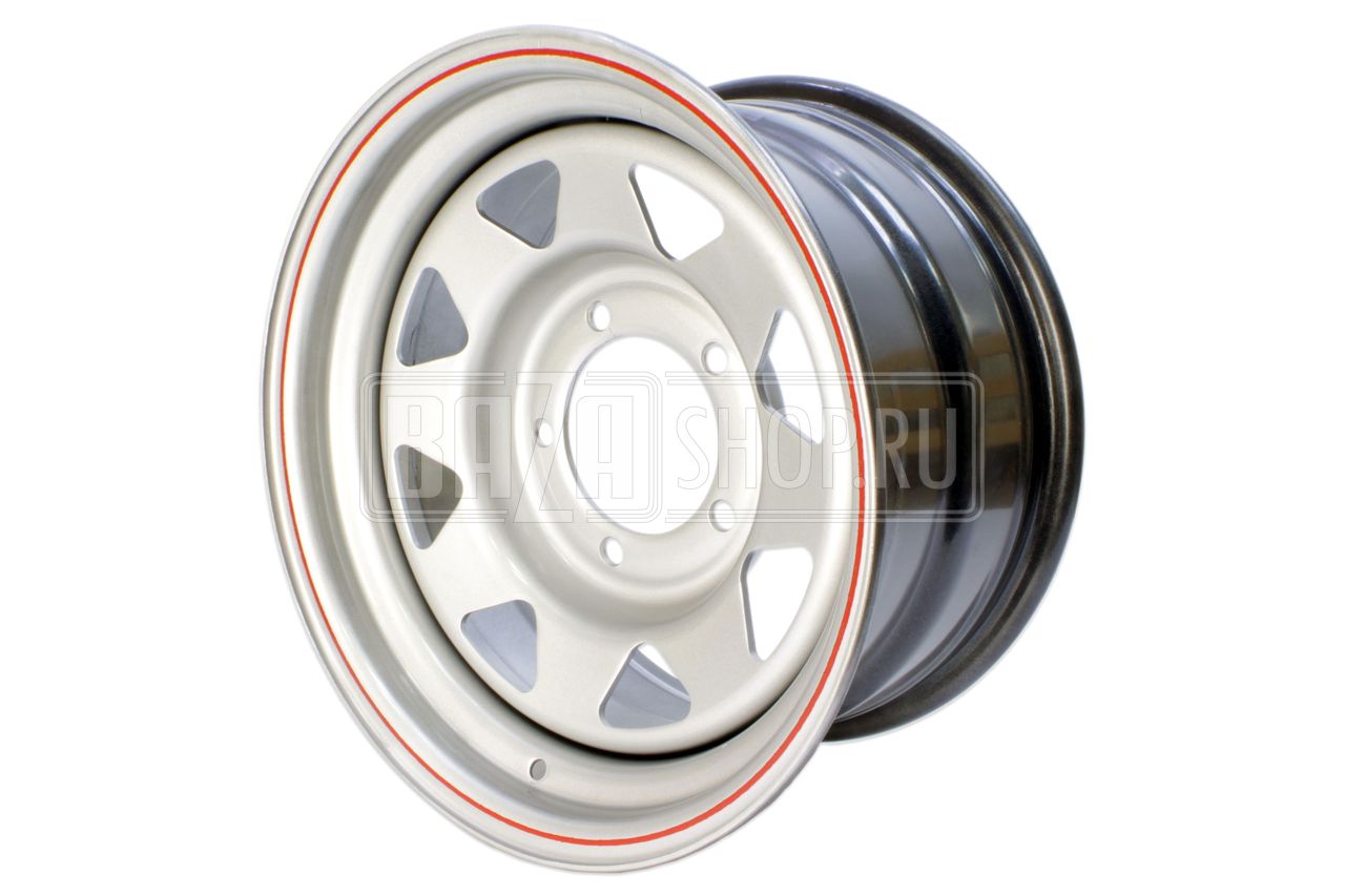 Колесный диск redBTR УАЗ 8x15/5x139.7 D110 ET0 "антик серебро" / 711263 (до 1180 кг) (ШТАМП.)