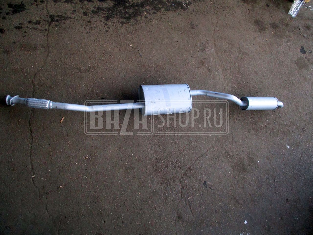 Глушитель  с резонатором УАЗ ПАТРИОТ с 2013 до 11.2016 дв.ЗМЗ 40905 ЕВРО-4 ("АВТОГЛУШИТЕЛЬ") / AK3163-1201008-03