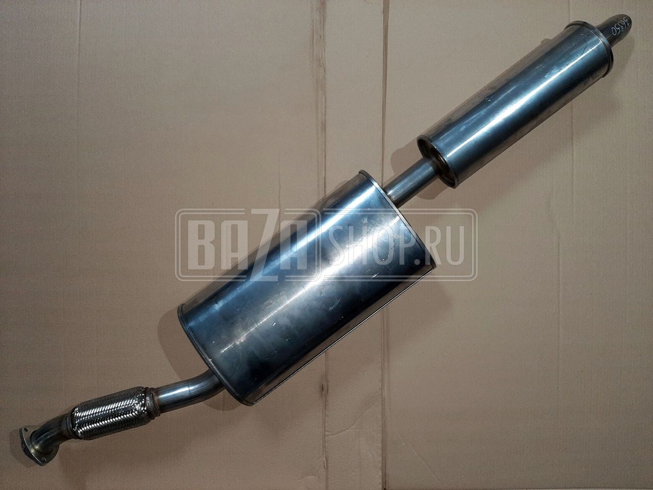 Глушитель  с резонатором УАЗ ПАТРИОТ ПИКАП с 2019 г.в. с АКПП НЕРЖ. (Ульяновск) / 2363-1201008-20 (нержавейка)