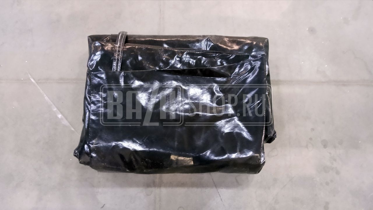 Тент  УАЗ 39094 "ФЕРМЕР" (2100*1920*1080) ДО 2006 г.в. ст.обр. ЧЕРНЫЙ "ТП" / 39094-8508020-01_ЧЕРНЫЙ (двухсторонний, усиленный)