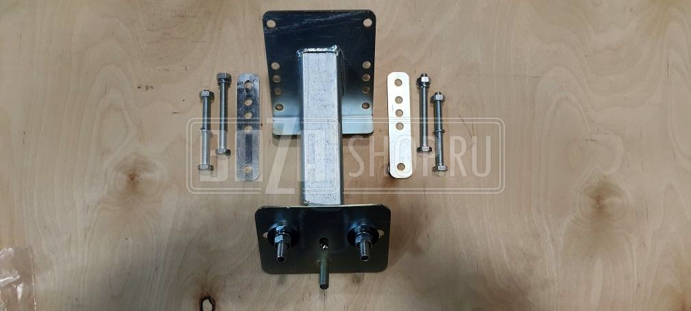 Кронштейн  запасного колеса  (2х105) лодочного прицепа, "НИВА" "СЭД-ВАД" / КР_2х105