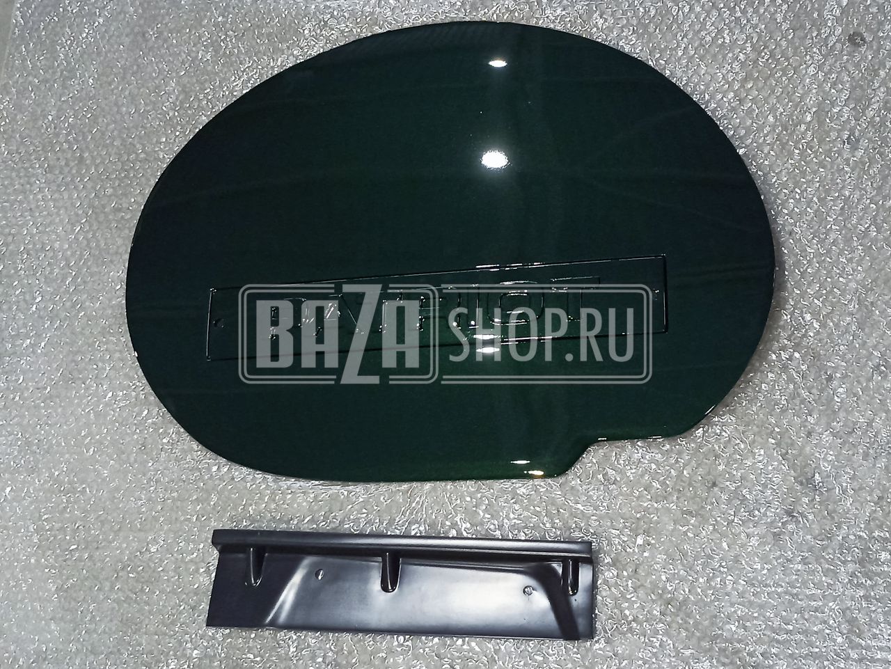 Заглушка  запасного колеса на заднюю распашную дверь УАЗ ПАТРИОТ(пластик, АМУЛЕТ) "Ralex-tuning" / RT-ZZD-01_АММ_Амулет